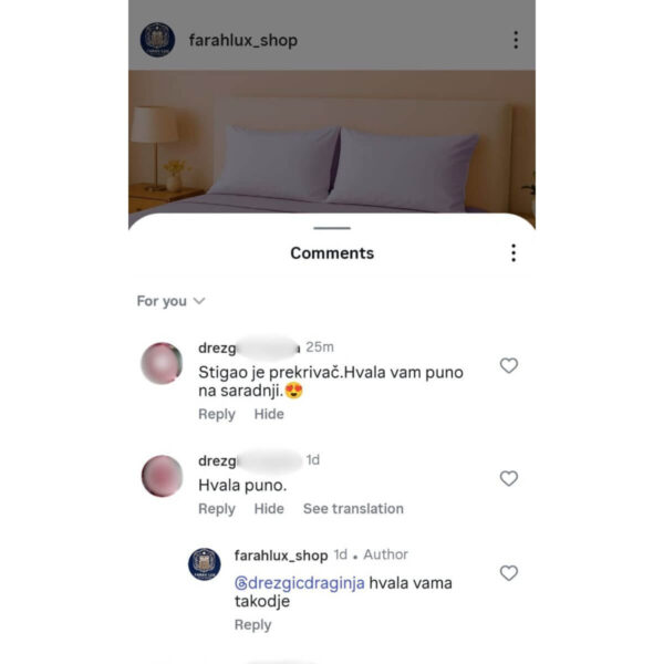 Komentar kupca