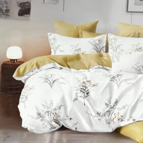 Premium pamučna posteljina za francuski ležaj 012