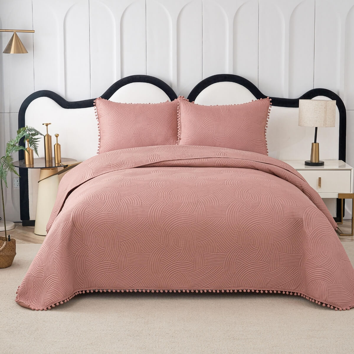 Uniqe Blankets prekrivaci sa radom + 2 jastucnice (3)