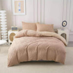 Posteljina od lana za francuski ležaj sa žakardnim radom 007