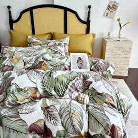 Premium pamučna posteljina za francuski ležaj 026