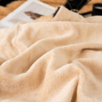 Luksuzni Prekrivač od Zečijeg Krzna za Francuski Ležaj – 200x230 Bengal Tigar - Slika 3