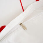 Heart luksuzna posteljina za francuski ležaj sa vezenim detaljima – White mode - Slika 5