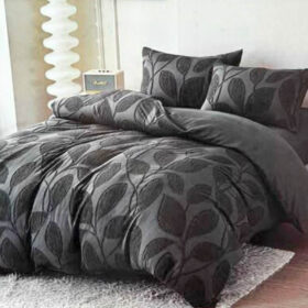 Posteljina od lana za francuski ležaj sa žakardnim radom 002