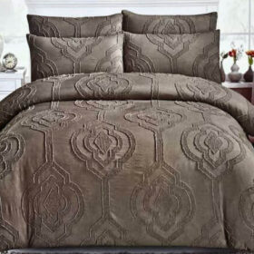 Posteljina od lana za francuski ležaj sa žakardnim radom 006