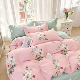 Premium pamučna posteljina za francuski ležaj 024