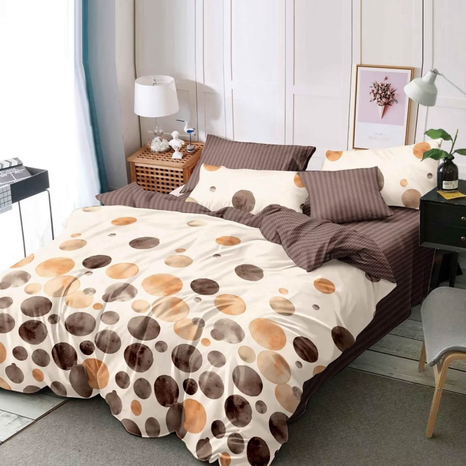 Bambus 2026 za francuski (20) Bamboo posteljina za francuski ležaj 065 - Slika 1