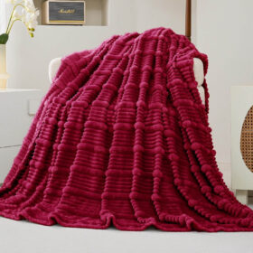 Luksuzni prekrivač – ćebe 150x200 Bordo