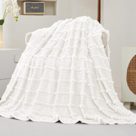 Luksuzni prekrivač – ćebe 200x230 Beli