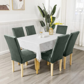 Rastegljive navlake za stolice – Set 6/1 Zelena