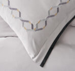 Posteljina sa vezenim radom set 6 delova Mako saten 006 - Slika 4