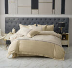 Posteljina sa vezenim radom set 6 delova Mako saten 005