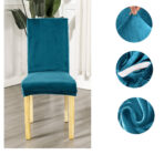 Rastegljive navlake za stolice – Set 6/1 Tirkiz - Slika 2