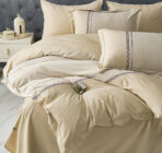 Posteljina sa vezenim radom set 6 delova Mako saten 005 - Slika 3