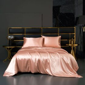 Saten premium collection jednobojne Kajsija