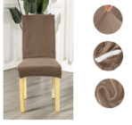 Rastegljive navlake za stolice – Set 6/1 Braon - Slika 2