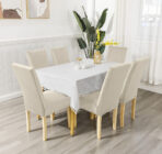 Rastegljive navlake za stolice – Set 6/1 Bež