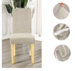 Rastegljive navlake za stolice – Set 6/1 Bež - Slika 2