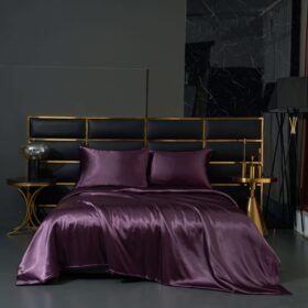 Saten premium collection jednobojne Lila