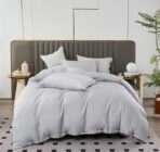 Premium posteljina sa dekorativnim dugmićima za francuski ležaj 003