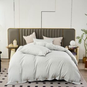 Premium posteljina sa dekorativnim dugmićima za francuski ležaj 004