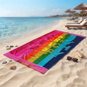 Luksuzni peškiri za plažu od bambusa 007