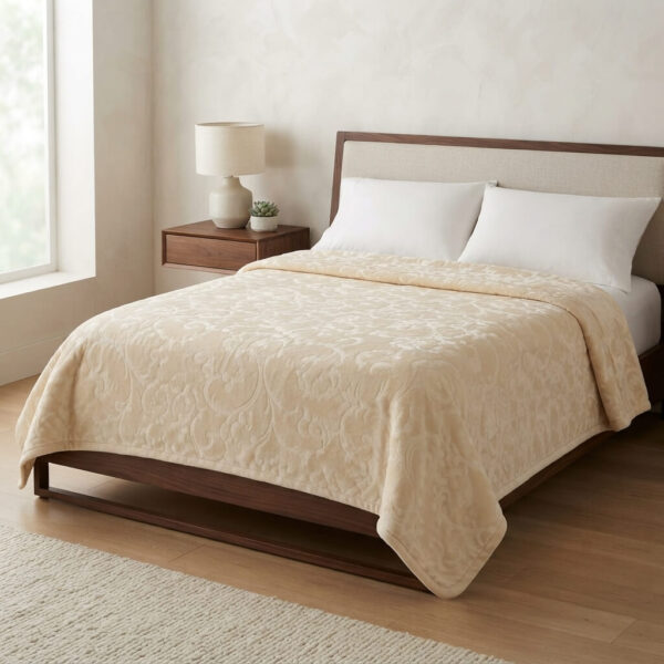 Ambasador Meko Ćebe 160x200  – Premium Mikrofiber Vanila